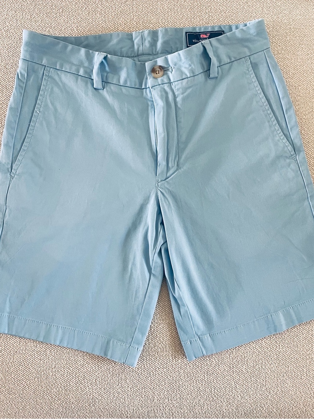 Vineyard Vines Men’s Light Blue Flat Front Shorts